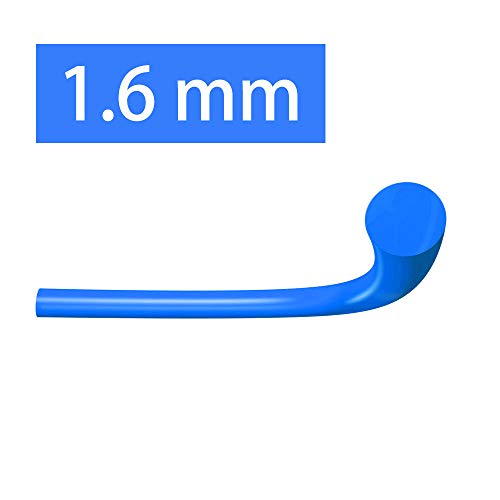 FEPITO Fil Universel pour Débroussailleuse Électrique 1,6 mm 100m Bobine en Nylon - Fil Coupe Bordure