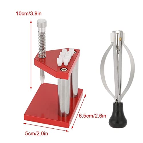 Montres VNNHGB Kit d'outils de réparation d'horlogerie Acier 10 moules pour experts Rosso